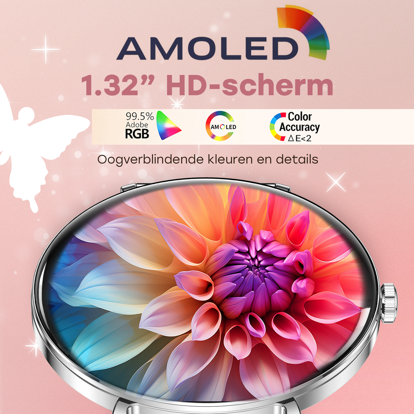 Bizoule smartwatch Amor Zilver